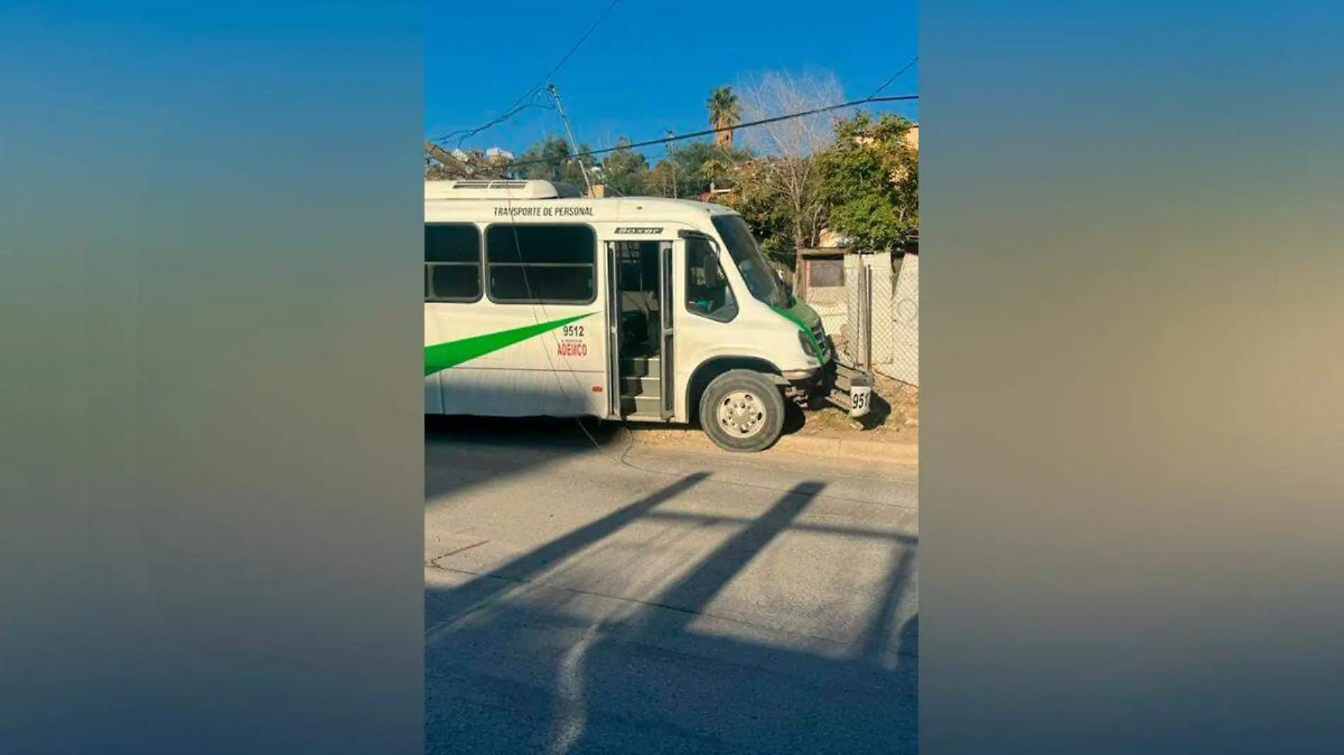 camion que chocó en casa